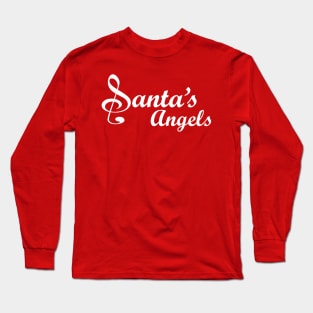 Children's Choir Christmas Presentation Santa's Angels Gift Long Sleeve T-Shirt